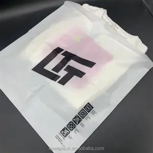 生分解性グラシンペーパーバッグ衣服ReceycableClothing Bag Paper Packaging Bag For Clothes Transparent Customized Accept