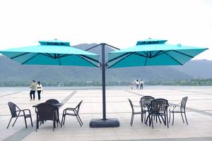Lampes solaires LED de luxe à double auvent, étanches et légères, pour café en plein air, salon, hôpital - Product Image 4