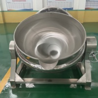 Kantelbare industriële soepketel van roestvrij staal met mantel voor soep van dadelpasta en vlees uit het Midden-Oosten