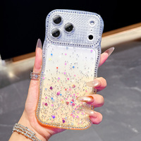 Nouvelles coques de protection pour téléphone portable avec dégradé multicolore pour Apple iPhone 13 14 15 16 17 Pro Max avec protection d'objectif d'appareil photo
