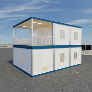 Appartements et condos modulaires préfabriqués de tailles personnalisées Maisons conteneurs modernes et durables avec cadre en acier avec salon - Product Image 2