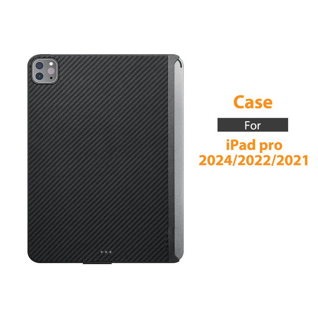 Aramid Fiber Tablet Case for Ipad Air Pro 11 13 2024 Anti Fall Custom Skin Friendly Covers Protective Clear Cover Pbk168 Laudtec
