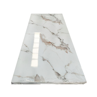 Fournisseur de la Chine feuille de marbre UV panneaux muraux en PVC feuille de marbre PVC avec revêtement UV pour hôtel