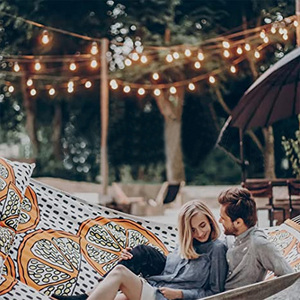 Guirnalda de Luces Solares con Bombillas S14 de 40ft 49ft 64ft, Luz Blanca Cálida Impermeable para Decoración de Jardín, Fiestas y Navidad - Product Image 6