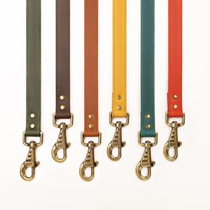 Laisse en cuir durable faite à la main personnalisée, collier pour animaux de compagnie, accessoires pour chiens, cadeaux pour animaux de compagnie - Product Image 3