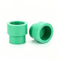 Raccord droit PPR OEM d'usine PN25 20mm 25mm 32mm, raccord de tuyauterie en plastique à fusion par emboîtement pour alimentation en eau chaude et froide