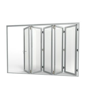 Standard Extérieur En Aluminium Commercial Balcon Villa Patio Moderne <span class=keywords><strong>Accordéon</strong></span> Conception Bifold En Aluminium Pliage <span class=keywords><strong>Porte</strong></span> En Verre - Product Image 2