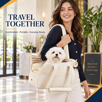 Sac de transport portable en coton pour petits chiens et chats, à porter à l'épaule, à la main ou en bandoulière – En stock, design mignon et tendance