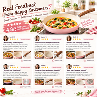 Poêle antiadhésive avec poignée style bois, compatible induction, pour la cuisine quotidienne