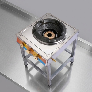 Cuisinière à <span class=keywords><strong>wok</strong></span> portable en acier inoxydable 35-40 kW, GPL, classe A, brûleur de restauration à haute efficacité énergétique, cuisinière à gaz à foyer unique super puissante - Product Image 4