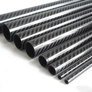 공장 맞춤형 3k 트윌 무광 카본 파이버 튜브 10mm 20mm 30mm 40mm 50mm 스포츠 및 스포츠 장비용 공장 직송 - Product Image 3