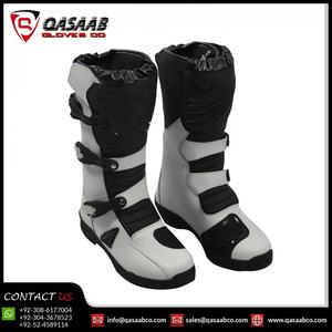 Long-Outdoor Motocross Racing Motorcycle Riding Off-Roads Moto Cuero de vaca Transpirable Zapatos hasta la rodilla Protege-Boot - Product Image 3