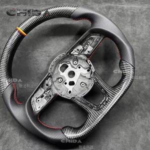 Volante de fibra de carbono adecuado para Audis A6L A4L RS4 GT A3 A4 A5 A6 A7 A8 TT Q3 <span class=keywords><strong>Q4</strong></span> Q5 Q7 Q8 R6 R8 RS S3 S4 S5 S6 - Product Image 4