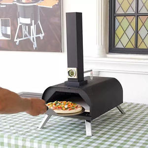 Vente en gros de fenêtre visuelle extérieure rotative poêle <span class=keywords><strong>à</strong></span> bois <span class=keywords><strong>barbecue</strong></span> camping grilles de <span class=keywords><strong>barbecue</strong></span> fours commerciaux cuisson <span class=keywords><strong>à</strong></span> pizza - Product Image 3