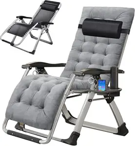 Zero Gravity Chair Premium Outdoor Rasen Klappstühle Robuste verstellbare Terrassen stühle mit abnehmbarem Kissen