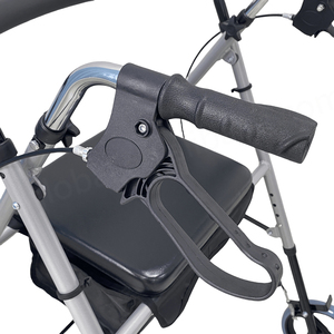 Andador Plegable con Asiento para Personas Mayores y con Discapacidad CA503SKD (Rojo), Venta Directa de Fábrica, Ayuda para Caminar con Freno de Disco de Acero - Product Image 4