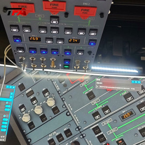 Panel Superior <span class=keywords><strong>Completo</strong></span> Real Standard A320 con Cobertura Total del Sistema para la Construcción de un Simulador de Vuelo Profesional con Cabina de Inmersión - Product Image 4