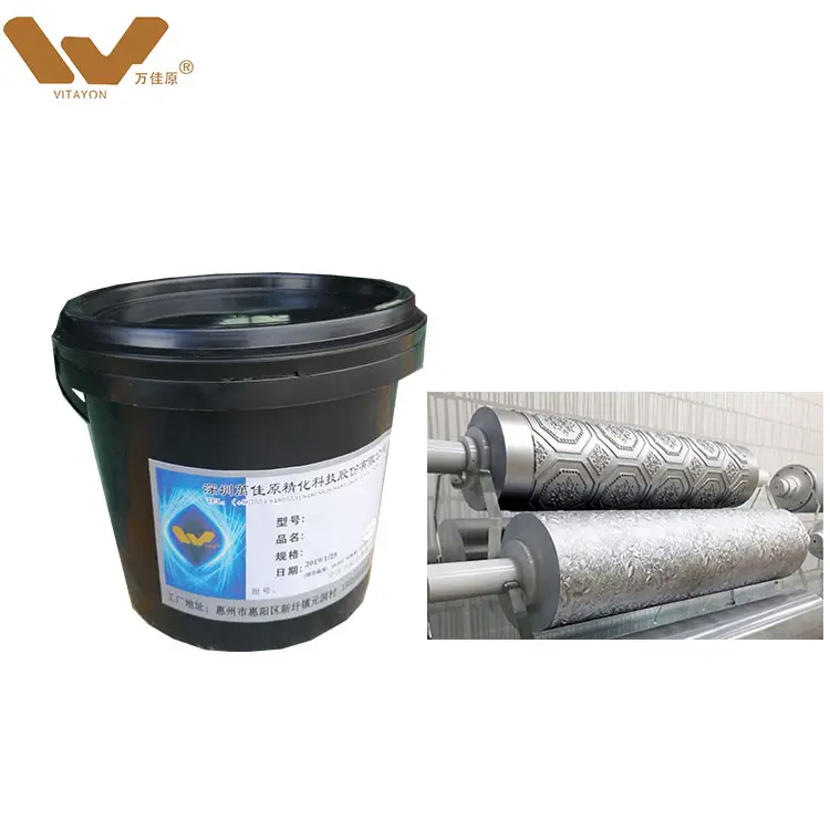 Vitayon protective ink Black Acid Etching ink For Metal etching roll