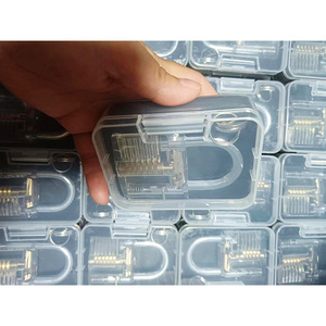 Trong Suốt Một Từ Ổ Khóa Khóa Chọn Công Cụ Thiết Lập Chọn Thực Hành Kit Key Vắt Pad Khóa Chọn Thợ Khóa Công Cụ - Product Image 4