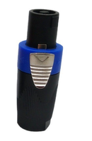 Connecteur Speakon professionnel étanche en cuivre à 4 broches, prise mâle pour montage sur panneau/châssis
