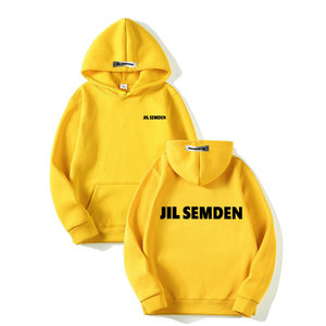 Sweat à capuche unisexe en polaire avec imprimé graphique et lettres, style streetwear, impression numérique du logo - Product Image 4