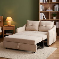 Klappbares Multifunktionales Schlafsofa, Ausziehbares Design, Ideal für Kleine Wohnungen, Wohnzimmer & Schlafzimmer