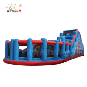 Good sale adult inflatable sport games interactive games inflatable obstacle course