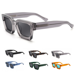 Gafas <span class=keywords><strong>de</strong></span> <span class=keywords><strong>Sol</strong></span> Retro Cuadradas HBK <span class=keywords><strong>de</strong></span> Acetato Grueso para Hombre, Lentes Polarizadas Vintage <span class=keywords><strong>de</strong></span> Alta Gama, Envío en 24 <span class=keywords><strong>Horas</strong></span>, Disponibles en Stock - Product Image 1