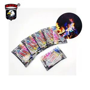 Magic flame colorful art mystical for camping party Fiamme mistiche Polvere di fuoco magico Mystical Flames Magic Fire Powder