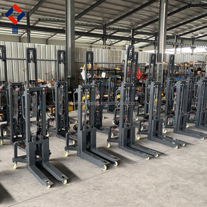 Portable <b>Mini</b> Electric Forklift 300kg 500kg Small Electric Stacker 1.2m 1.6m Lift for Warehouse Loading - Product Image 6