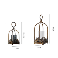 Vintage métal verre fer bougeoir suspendu Table utiliser maison fête mariage décoration saison de noël aussi prix fleur Vase
