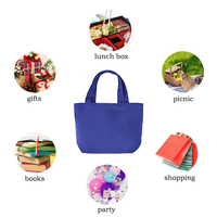 Vente en gros de petit sac cabas d'artiste en toile de luxe Sac à provisions réutilisable en toile de coton imprimé de logo personnalisé Nouveau design