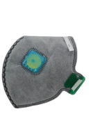 Masque anti-poussière jetable FFP2/FFP3 avec filtre PM2.5, valve d'exhalation, construction 3 couches, coussinet nasal en mousse et ajustement confortable