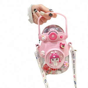 Eco-Friendly Cartoon Gifts Factory Wholesale Cute Children 900ml Large Capacity School Portable Sports <b>Bottle</b> Direct <b>Drinking</b> - Product Image 4