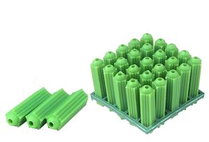 M5-M14 пластиковая труба, нейлоновая Расширительная пробка, анкерная оцинкованная или SS304 винтовая настенная пробка, расширяемый изоляционный бетонный анкерный винт - Product Image 4