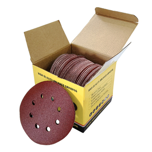 Discos de <span class=keywords><strong>lija</strong></span> 120 Grit Hook and Loop Adhesivo Papel de <span class=keywords><strong>lija</strong></span> redondo <span class=keywords><strong>para</strong></span> LIJADORA <span class=keywords><strong>ORBITAL</strong></span> aleatoria - Product Image 4