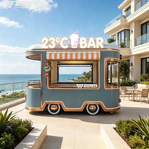 Factory Electric Mobile Food Cart Commercial Vending Truck With Sink For Fast Food Beverage Street Vendor Business Customizable - Product Image 1