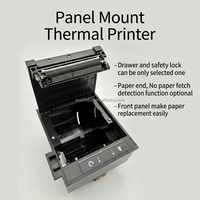 Mecanismo de Impresora Térmica Integrada para Recibos, Impresora de Panel de 2, 3 Pulgadas, 58mm, 80mm para Kiosco con Cortador Automático