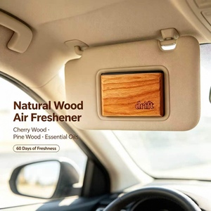 Penyegar Udara Mobil Mewah Grosir, Klip Aromaterapi Kayu, Logo Custom, Penyegar Udara Sun Visor, Diffuser Aroma Alami, Evaporasi Tahan Lama, Lucu - Product Image 6