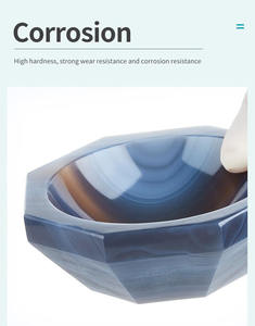 Equipo de laboratorio de química de alta calidad, juego de mortero y mortero de ágata Natural de 30mm ~ 300mm para uso en laboratorio - Product Image 5