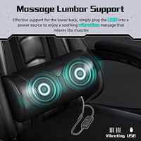 Chaise de gamer de course d'ordinateur inclinable de massage de LED réglable en hauteur DDP avec appui-tête noir rouge Sillas De Escritorio De Oficina