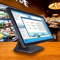 Terminal de point de vente (TPV) tout-en-un avec écran tactile 21 pouces pour cuisine, caisse enregistreuse et ordinateur de point de vente (POS)