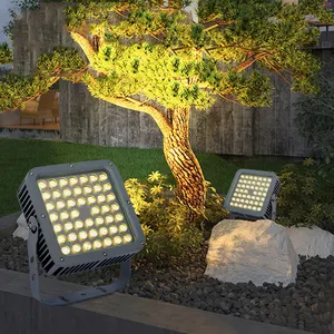 Hochwertige IP65 Flutlicht Flutlicht Lampe Landschaft Scheinwerfer Garten mehrfarbige LED Flutlicht Leuchte quadratische Projektoren le