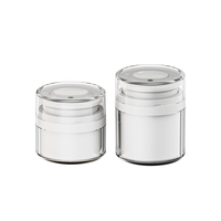 Nouvelle bouteille de lotion sans air 30g 50g pour écran solaire, base de maquillage, crème BB, emballage cosmétique pour soins de la peau