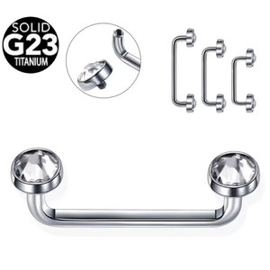 <span class=keywords><strong>Piercing</strong></span> de Titanio Sólido G23 para la Superficie Vaginal, Joyería para <span class=keywords><strong>Piercing</strong></span> Corporal, Barra para Vagina, Joyería para <span class=keywords><strong>Piercing</strong></span> Genital VCH - Product Image 2