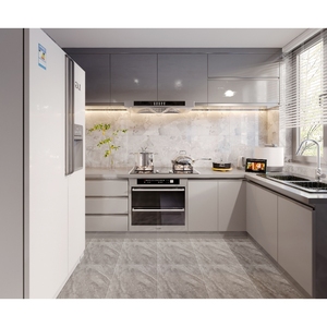 Mobili da <span class=keywords><strong>Cucina</strong></span> su Misura con <span class=keywords><strong>Dimensioni</strong></span> Personalizzate e Aree Funzionali Versatili per Progetti di Aggiornamento Appartamenti - Product Image 3