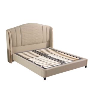 Camas de Estilo Coreano, Diseño de Cuero, Muebles de Lujo con Almacenamiento, Cama <span class=keywords><strong>Queen</strong></span> <span class=keywords><strong>Size</strong></span>, Muebles de Dormitorio Doble - Product Image 5