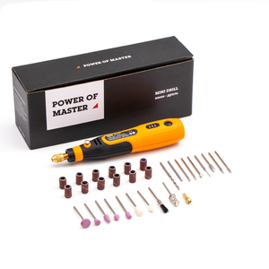 Kits de herramientas rotatorias inalámbricas mini pulidoras KHC 3.6V con carga USB para tallado de pasteles, batería de litio de 3mm, 15000 RPM, KHC-HILDA 3.6V USD - Product Image 5