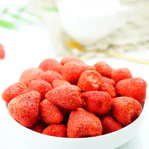 Prezzo all'ingrosso naturale fragole secche cinesi liofilizzate fragola intera