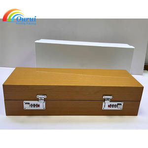 Caja de Madera para Relojes de 5 Ranuras, Directo de Fábrica, Organizador de Relojes de Lujo, Caja para Relojes de Marca Famosa Verde y Amarilla, Logotipo Personalizado Disponible - Product Image 6